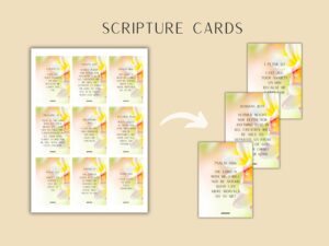 Faith Over Fear - Printable SCRIPTURE CARDS for Bold & Confident Faith