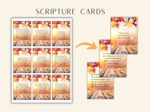 Printable SCRIPTURE CARDS