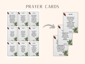 Rest & Reset - Printable PRAYER CARDS for Renewal & Trust