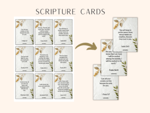 Rest & Reset - Printable SCRIPTURE CARDS for Renewal & Trust