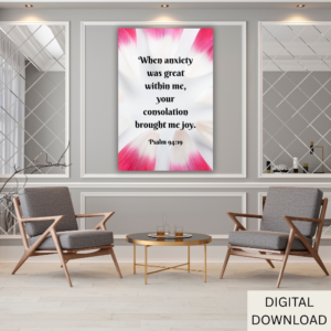 Bible Verse Wall Art Printable