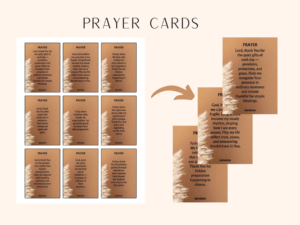 Gratitude in Every Season - Printable PRAYER CARDS for Thankfulness & Joy